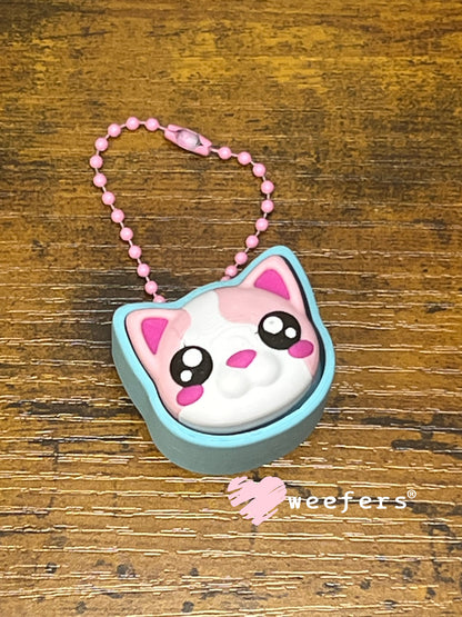 Keychain Fidget Clickers #3 - Cat Head Weefers