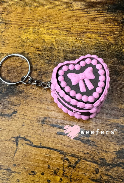Keychain Fidget Clickers #26 - Layered Cake Weefers
