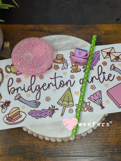 UV DTF Cup Wrap – Bridgerton Girlie Weefers