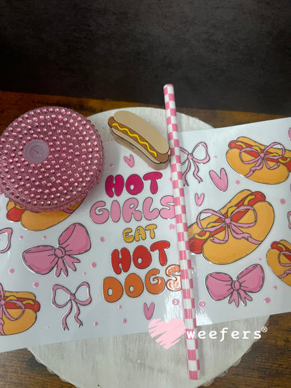 UV DTF Cup Wrap – Hot Girls Eat Hot Dogs Weefers