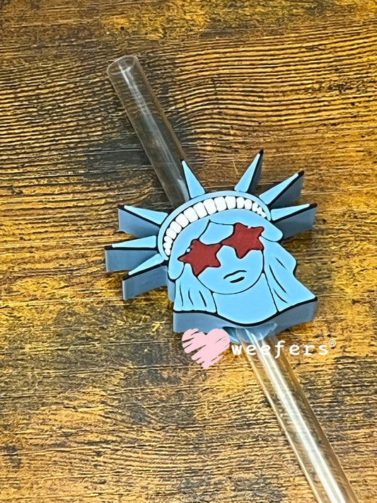 Straw Topper Buddy - Statue of Liberty - Fits 8mm Straws only Weefers