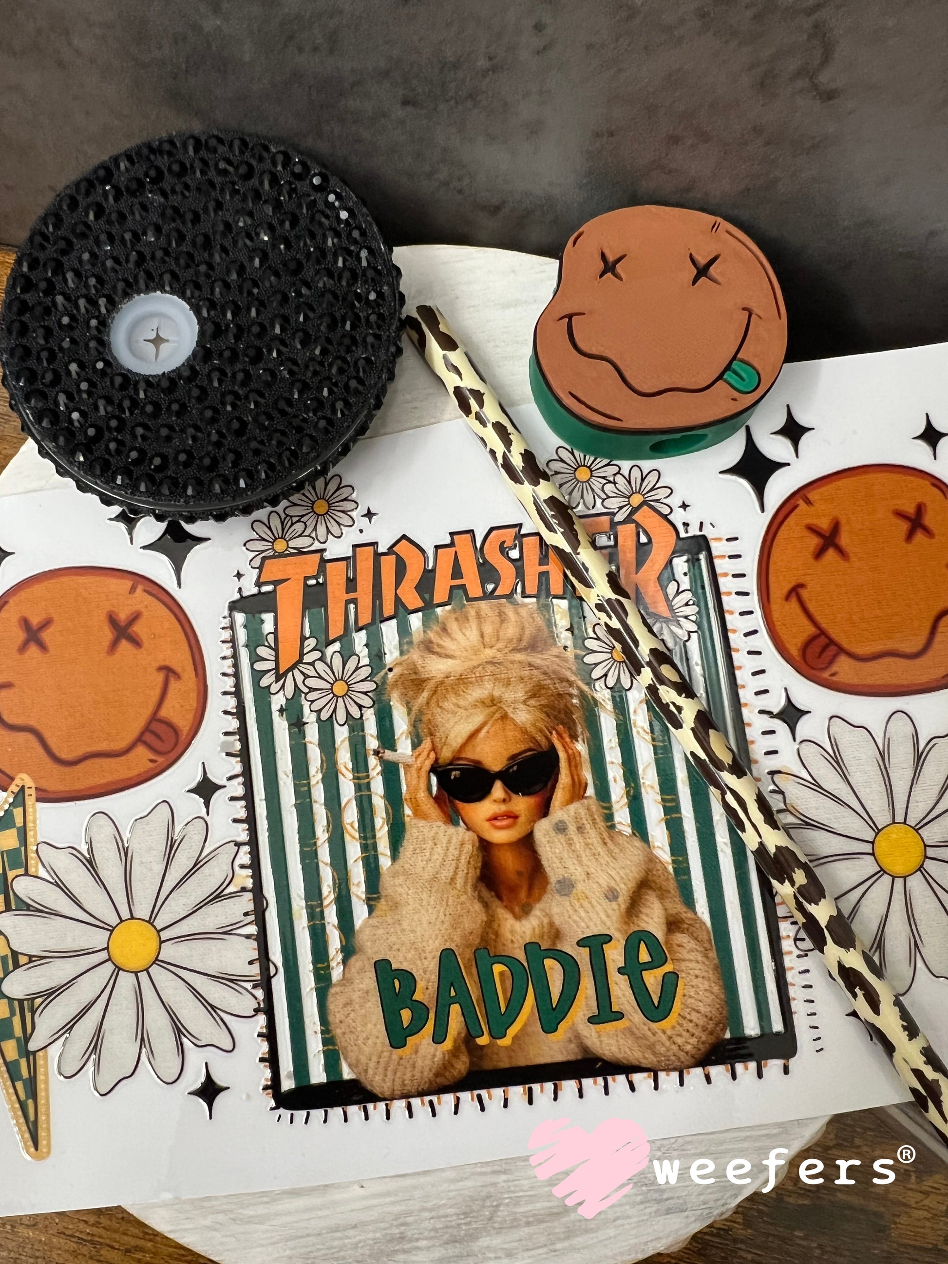 UV DTF Cup Wraps - Thrasher Baddie Weefers