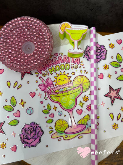 UV DTF Cup Wraps - Margarita Mood - Weefers Exclusive Weefers