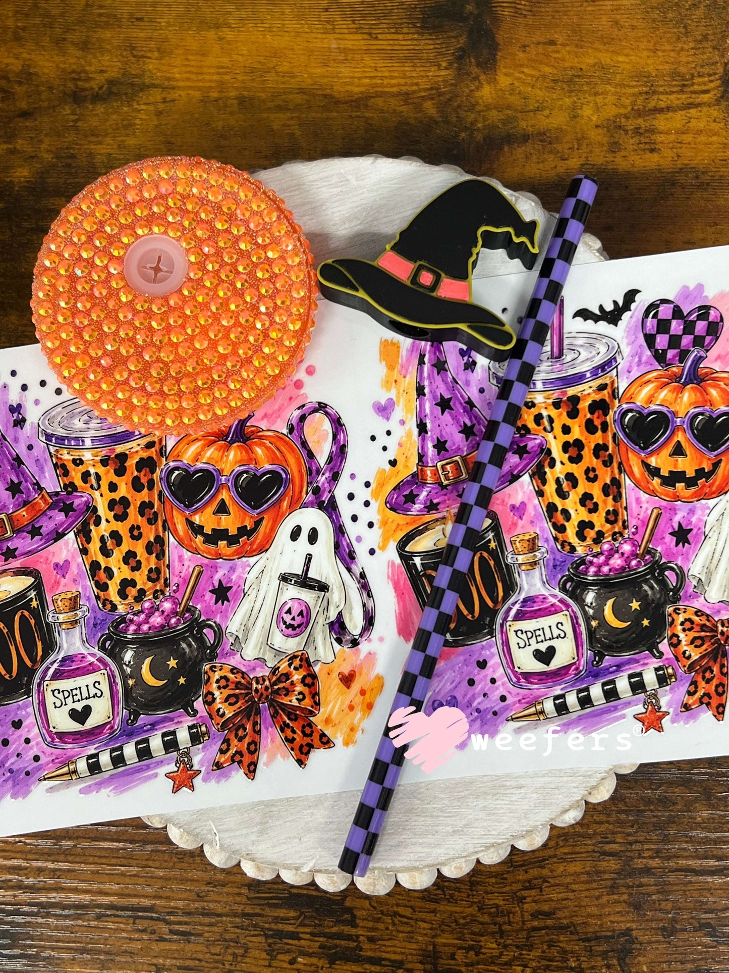UV DTF Cup Wraps - Bougie Halloween Weefers