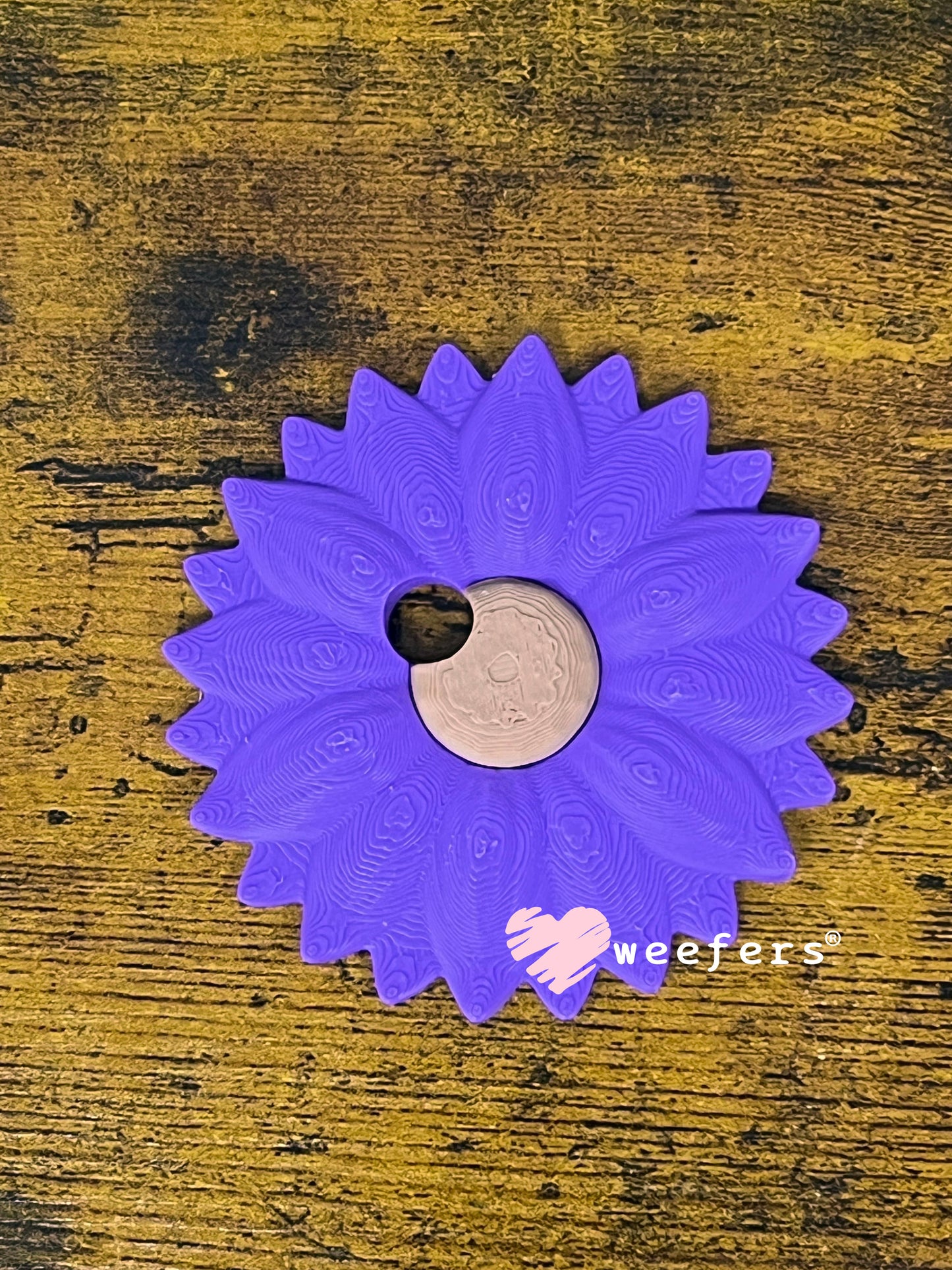Sunflower Lid Topper with Off-Center Straw Hole for 16oz Can Glass & Snowglobe Cups