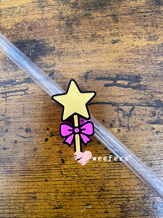 Magenta Wand - Straw Topper Buddy (Fits both 8mm and 10mm straws)