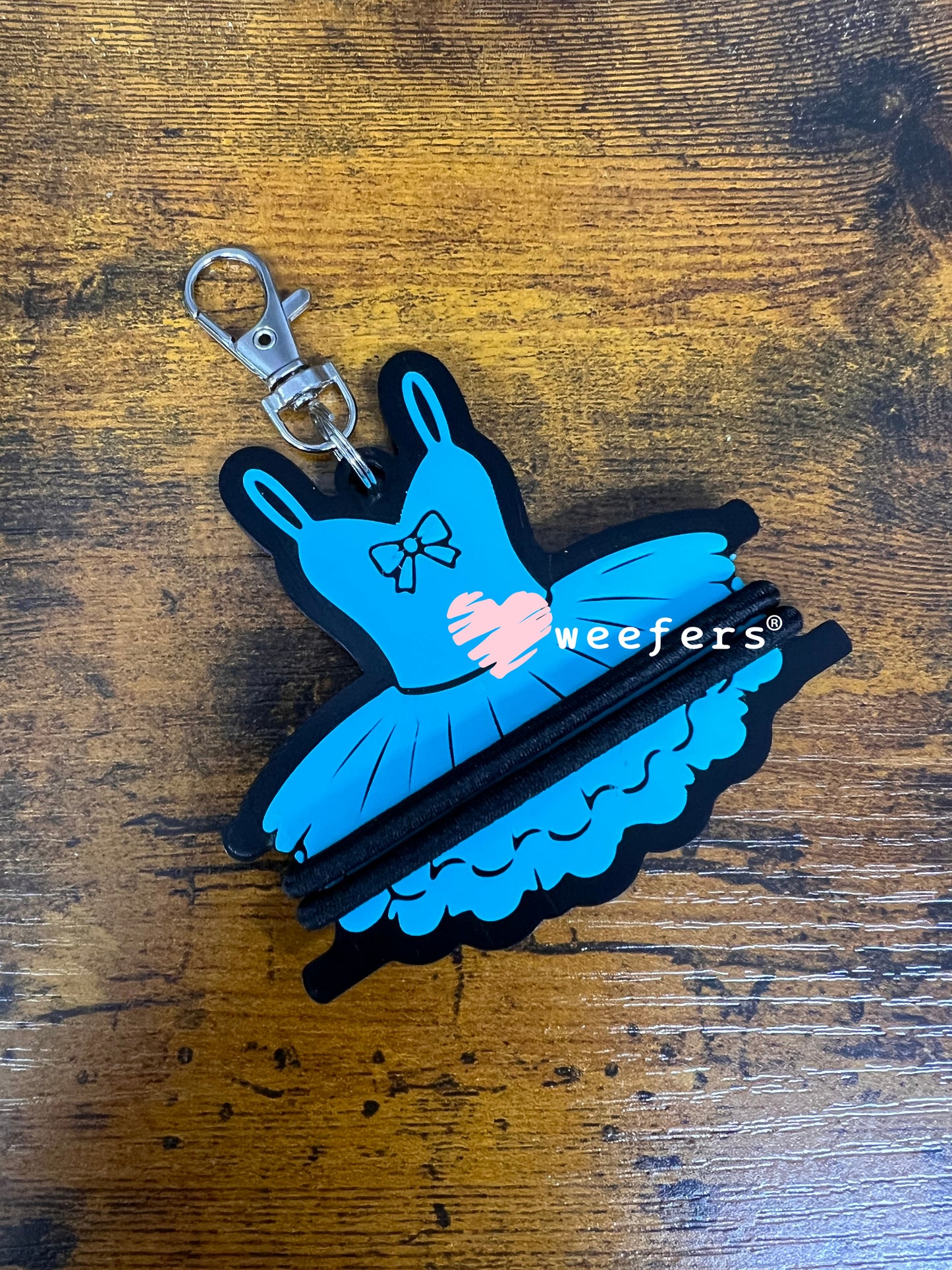 Blue Dance Dress - Hair Tie Holder