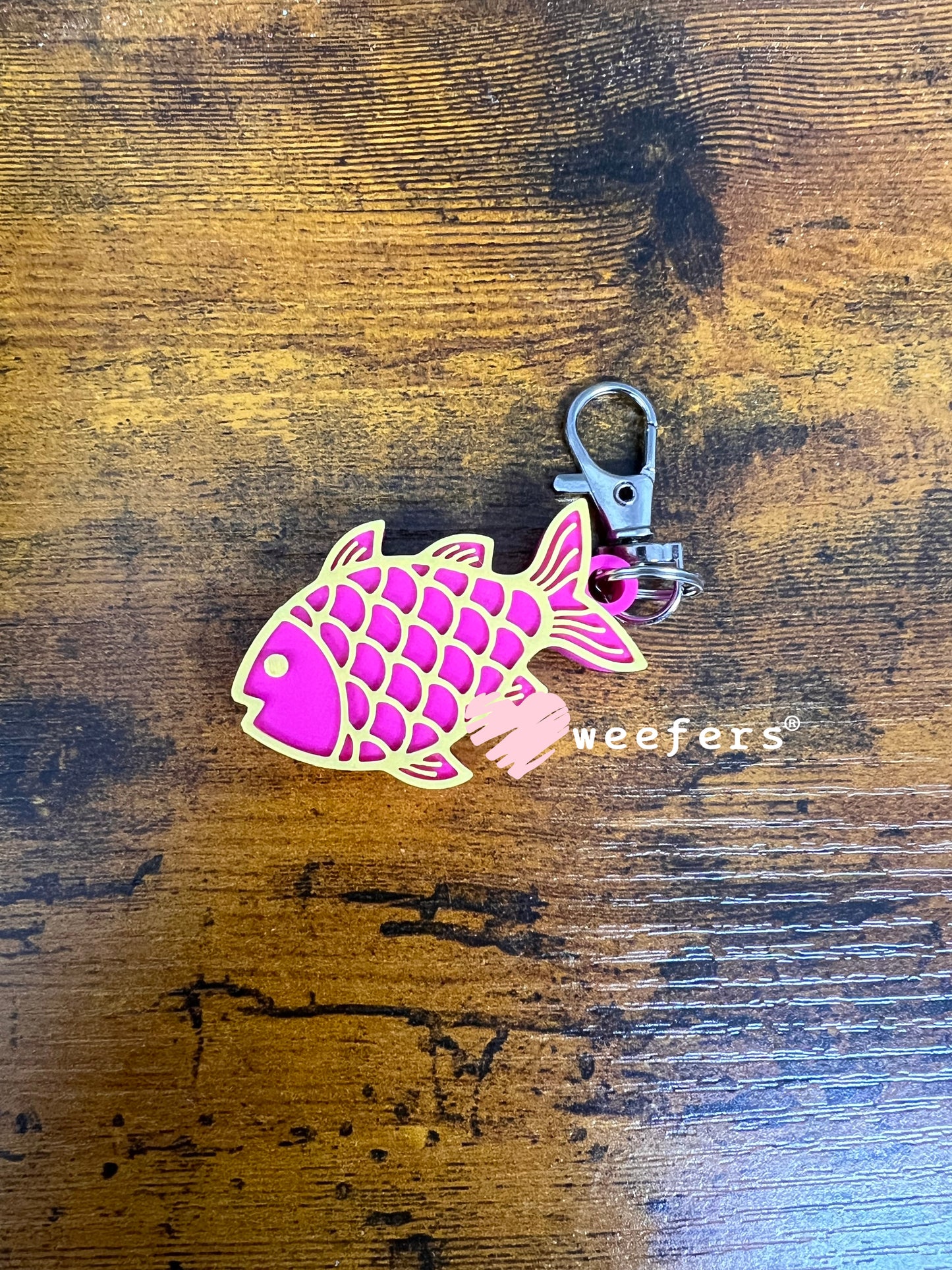 Fish Pink Yellow - Can Tab Opener