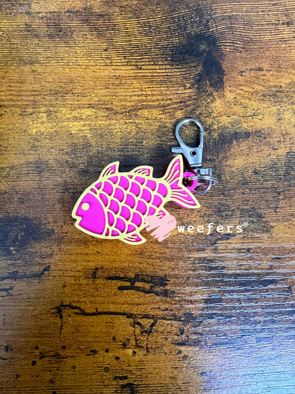 Fish Pink Yellow - Can Tab Opener