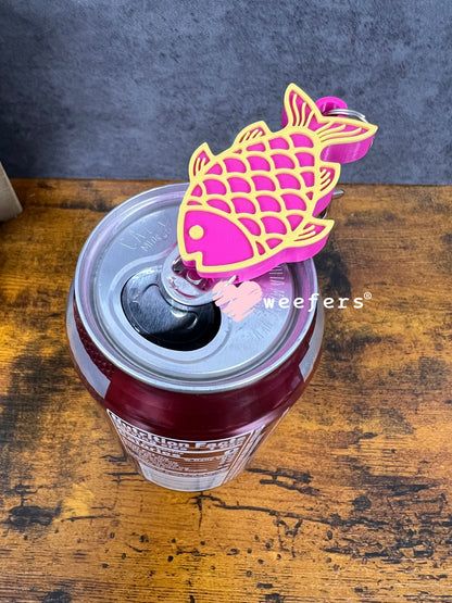 Fish Pink Yellow - Can Tab Opener