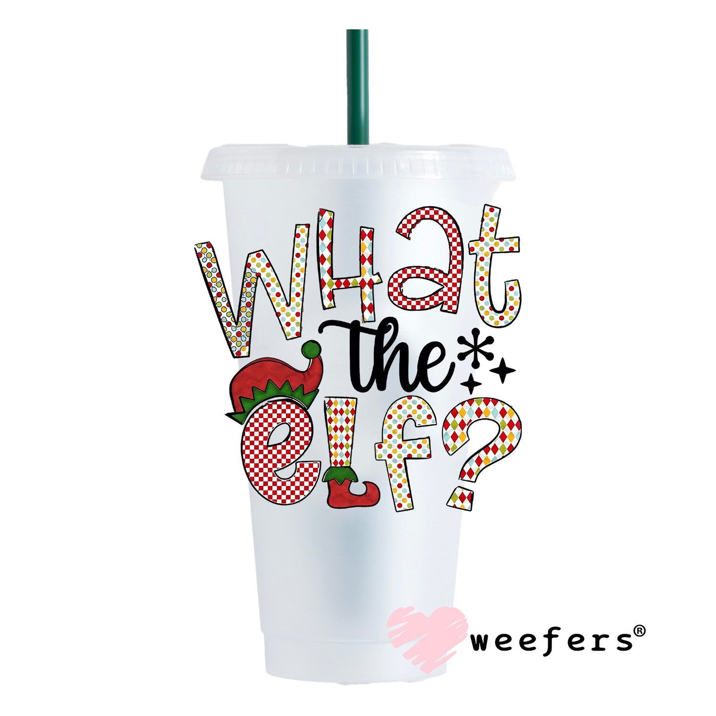 Christmas What the Elf UV DTF Decal - Weefers