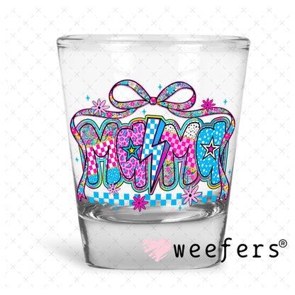 UV DTF Decal - Preppy Mama Shot Glass Heavy Base Weefers