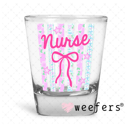 UV DTF Decal - Nurse Coquette Shot Glass Heavy Base Weefers