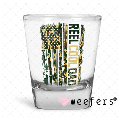 UV DTF Decal - Reel Cool Dad Shot Glass Heavy Base Weefers