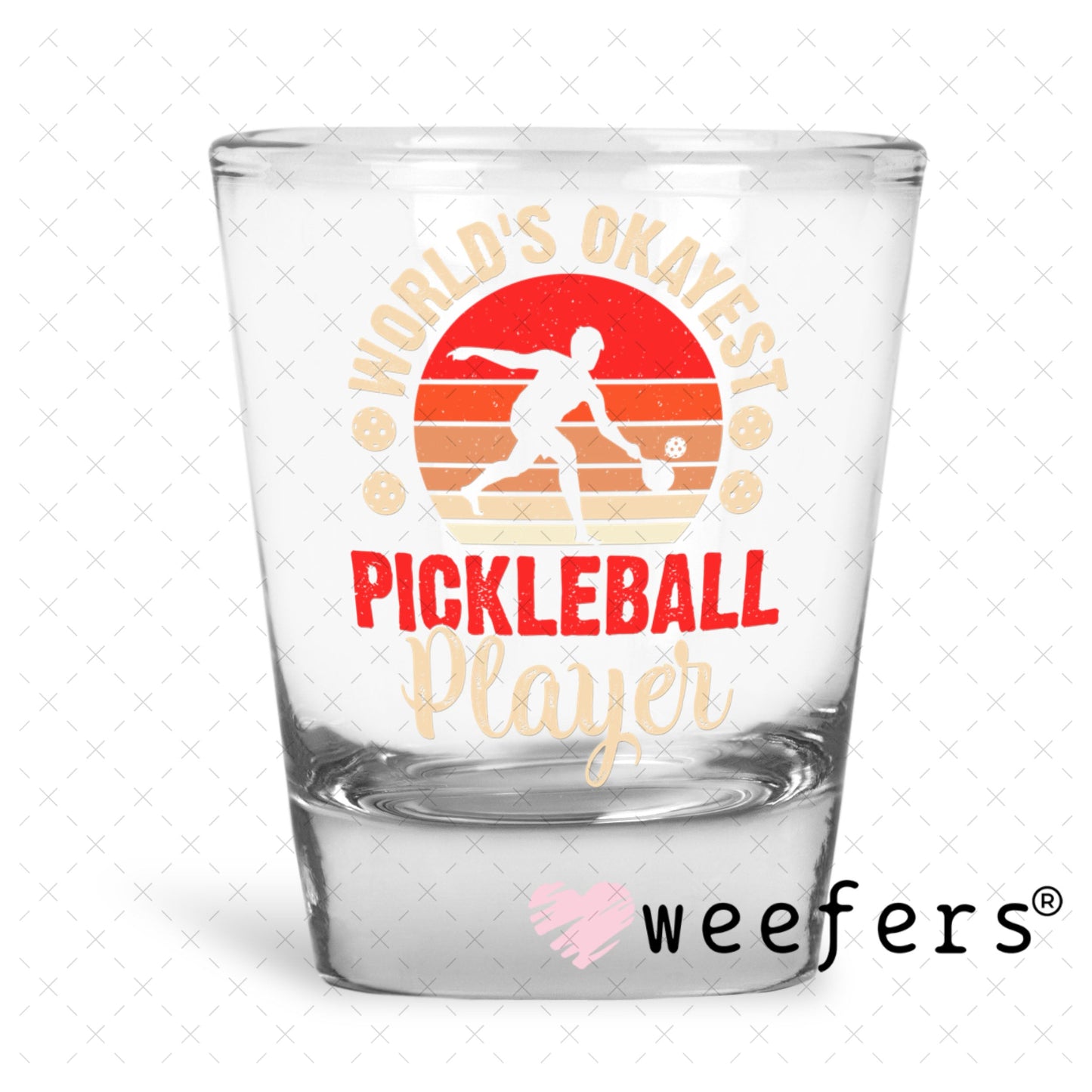 UV DTF Decal - Later Gator Shot Glass Heavy Base Weefers
