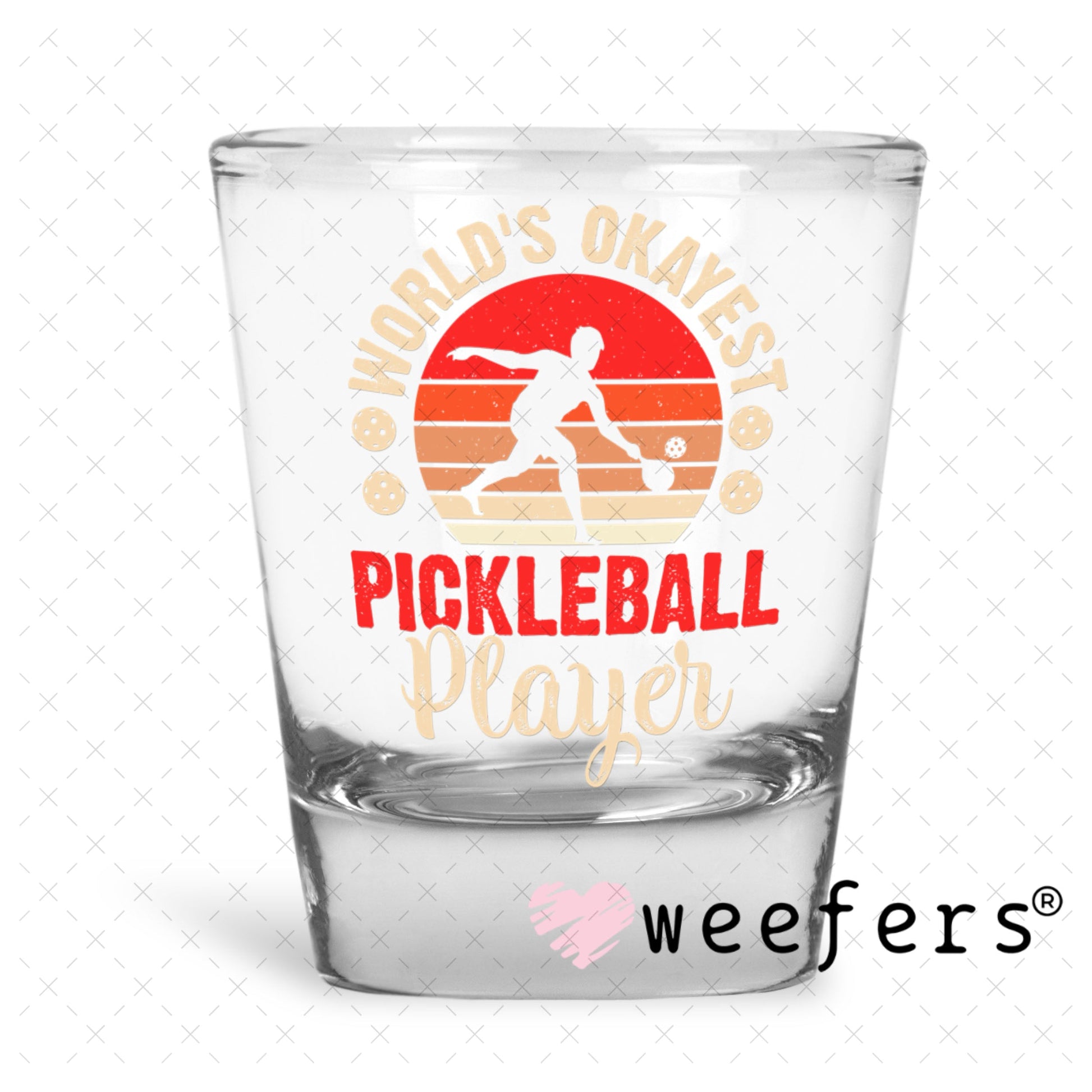 UV DTF Decal - Later Gator Shot Glass Heavy Base Weefers