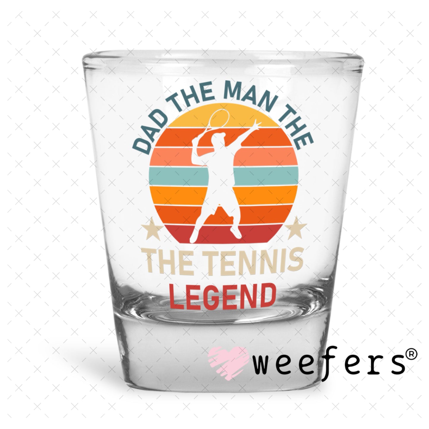 UV DTF Decal - Later Gator Shot Glass Heavy Base Weefers
