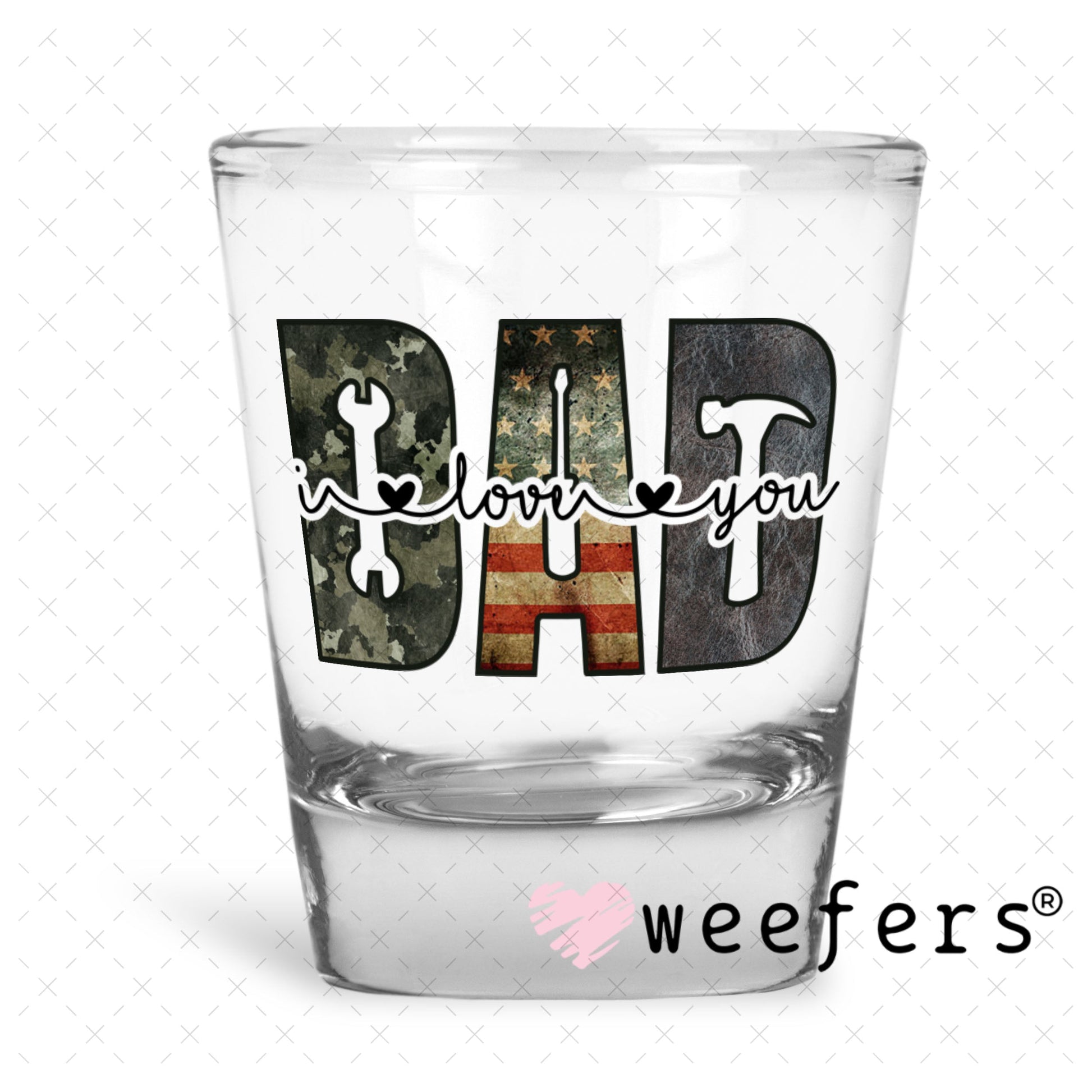 UV DTF Decal - Later Gator Shot Glass Heavy Base Weefers