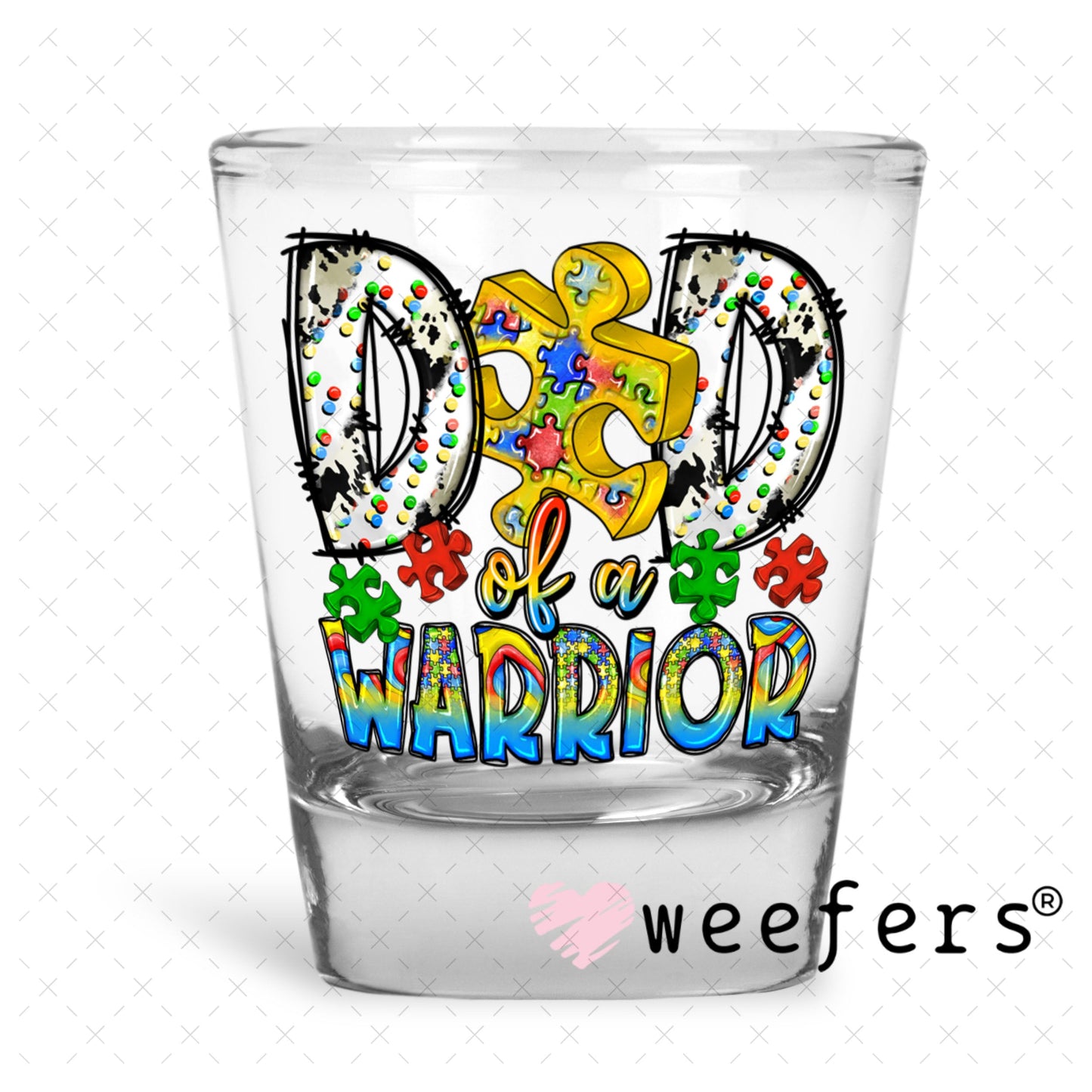 UV DTF Decal - Later Gator Shot Glass Heavy Base Weefers