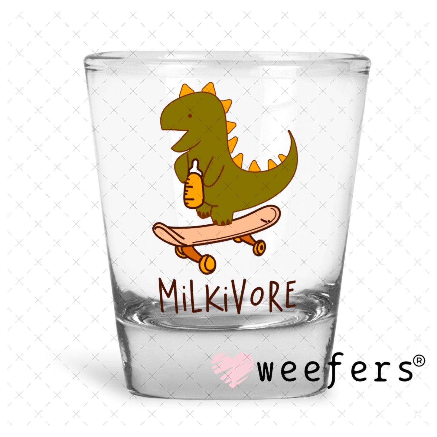 UV DTF Decal - Milkivore Shot Glass Heavy Base Weefers