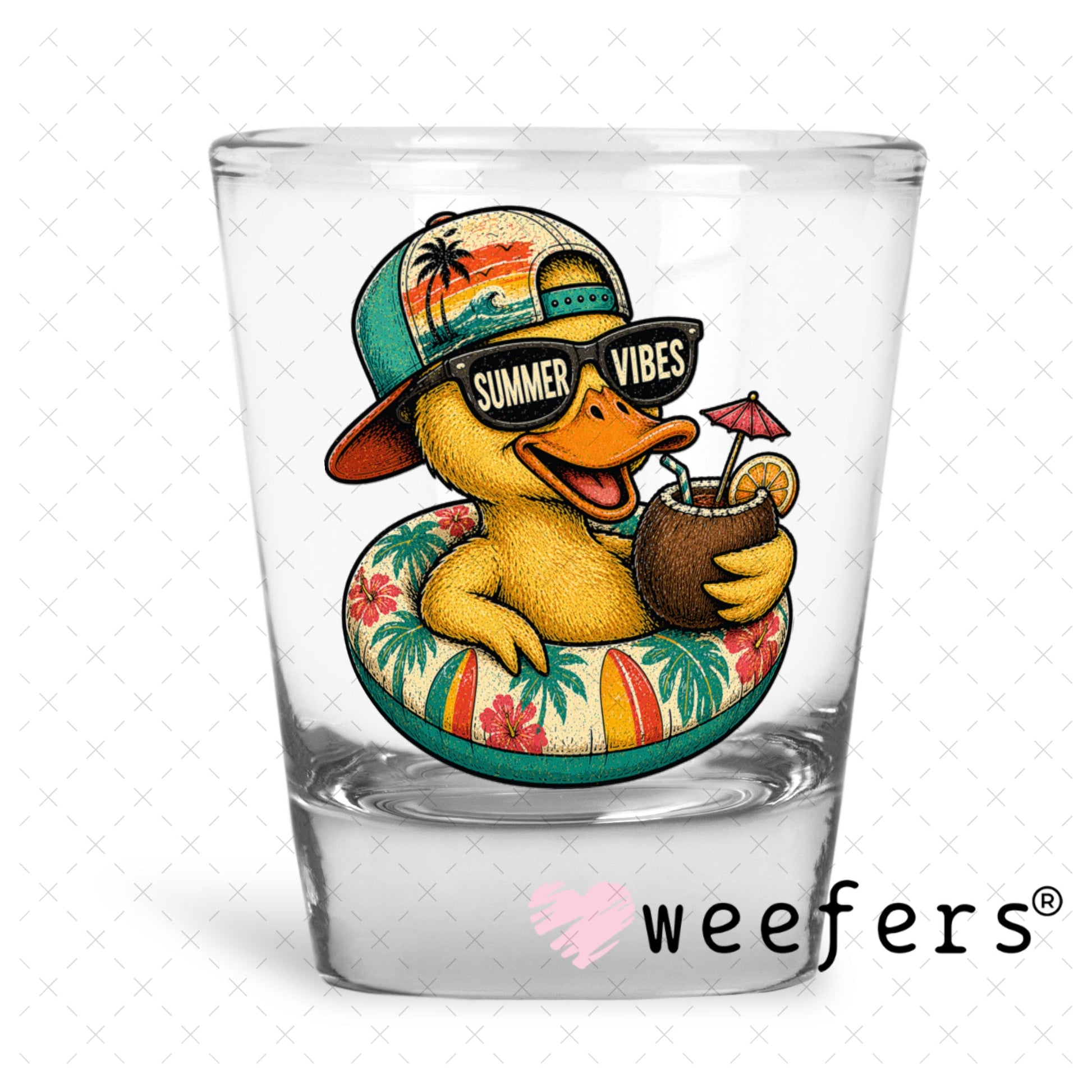 UV DTF Decal - Later Gator Shot Glass Heavy Base Weefers