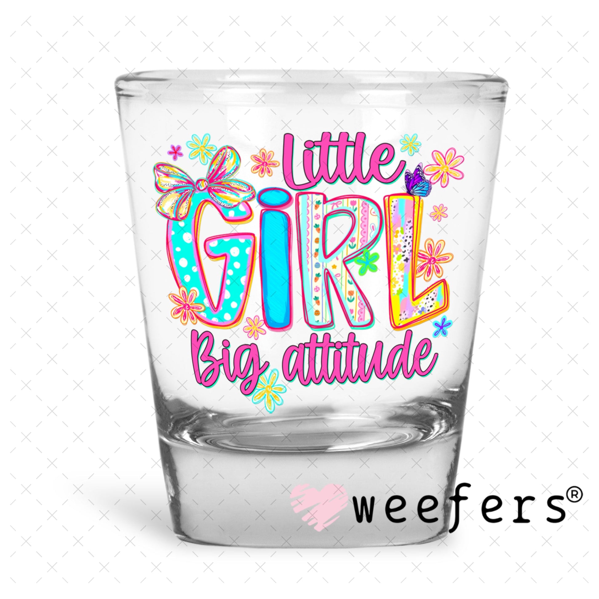UV DTF Decal - Later Gator Shot Glass Heavy Base Weefers