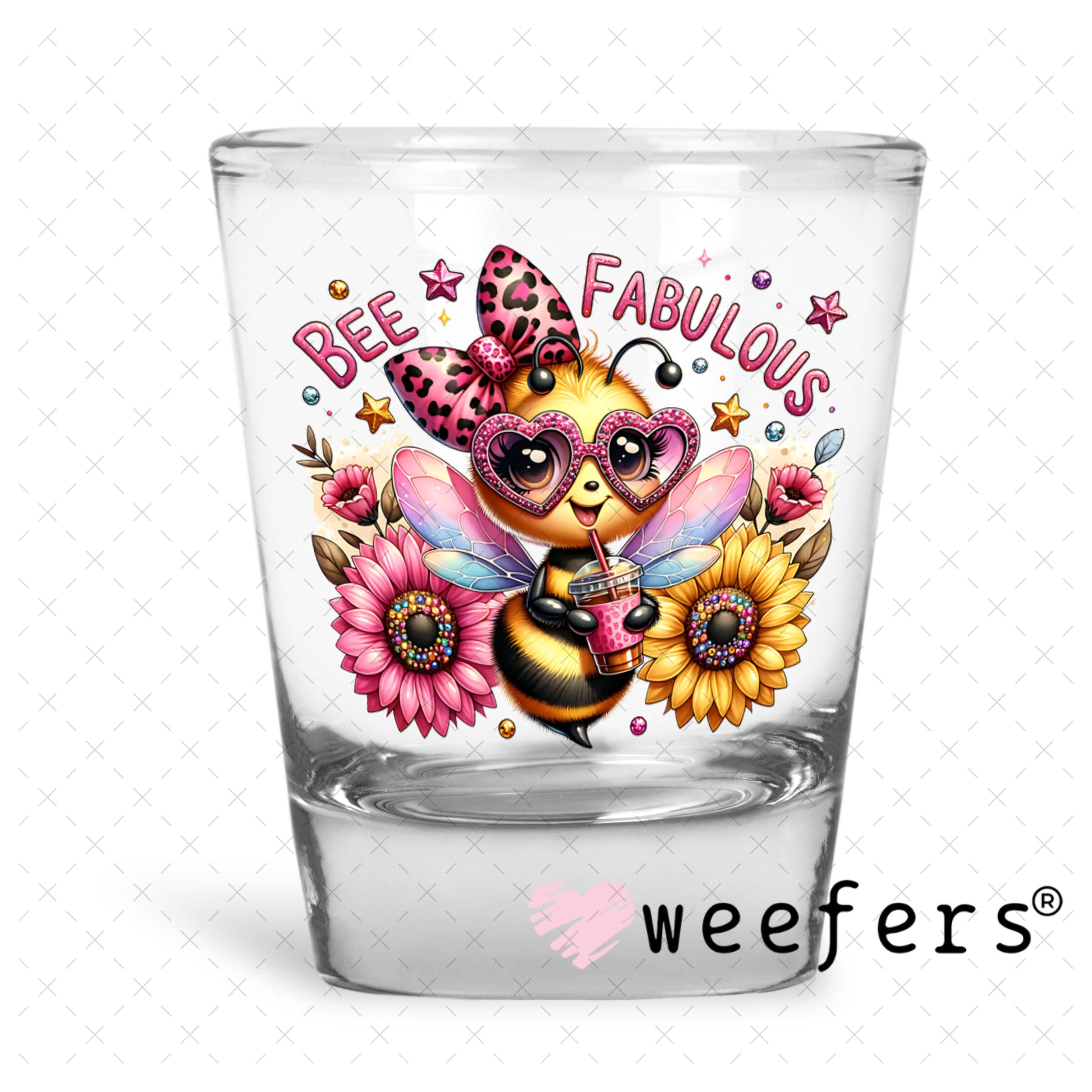 UV DTF Decal - Later Gator Shot Glass Heavy Base Weefers