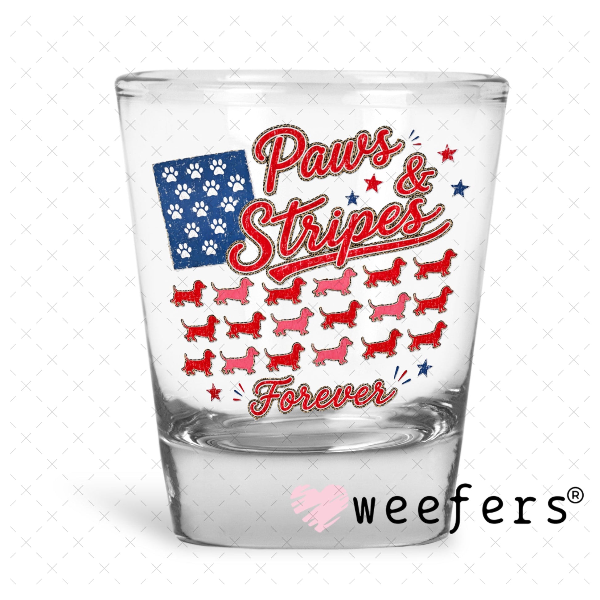 UV DTF Decal - Later Gator Shot Glass Heavy Base Weefers