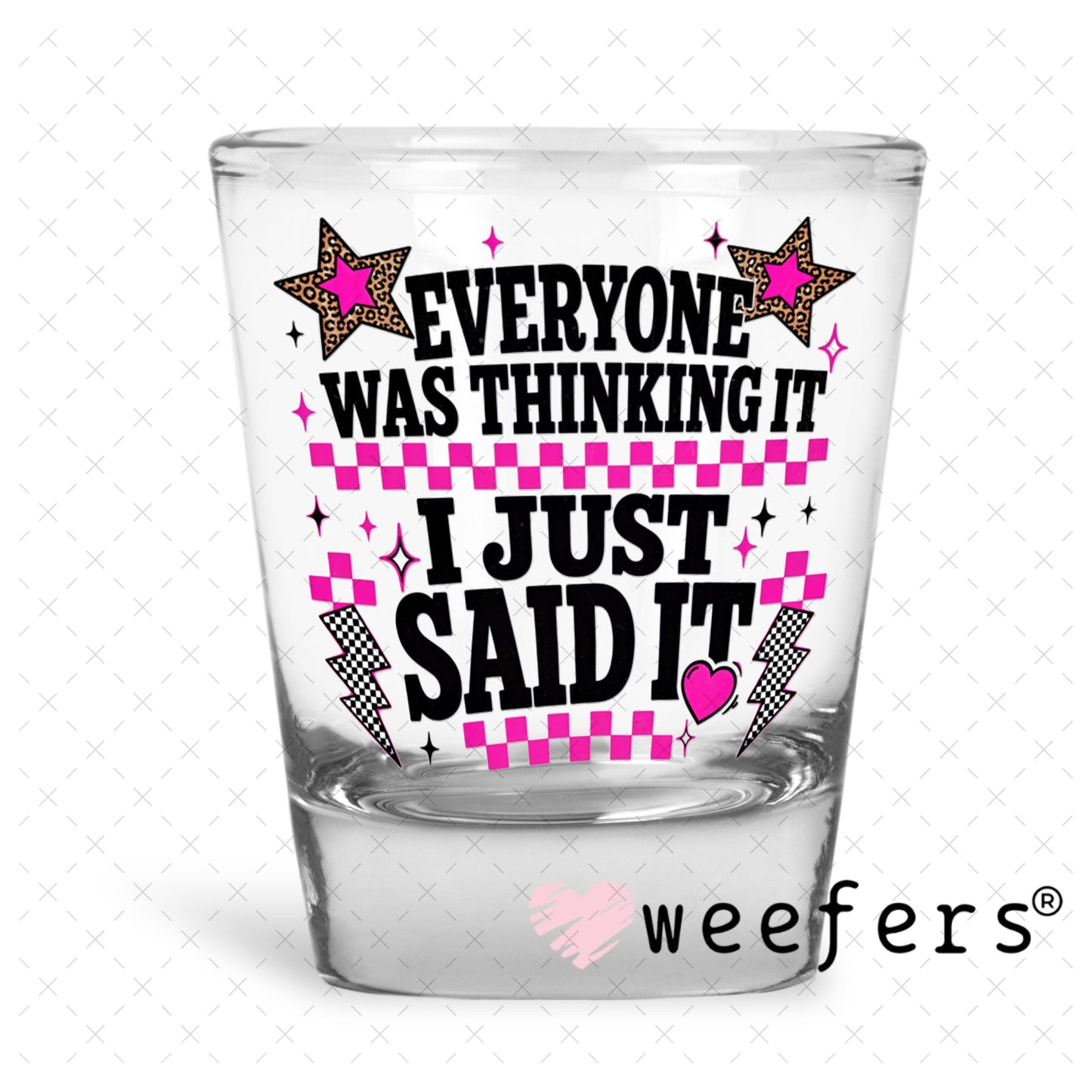UV DTF Decal - Later Gator Shot Glass Heavy Base Weefers