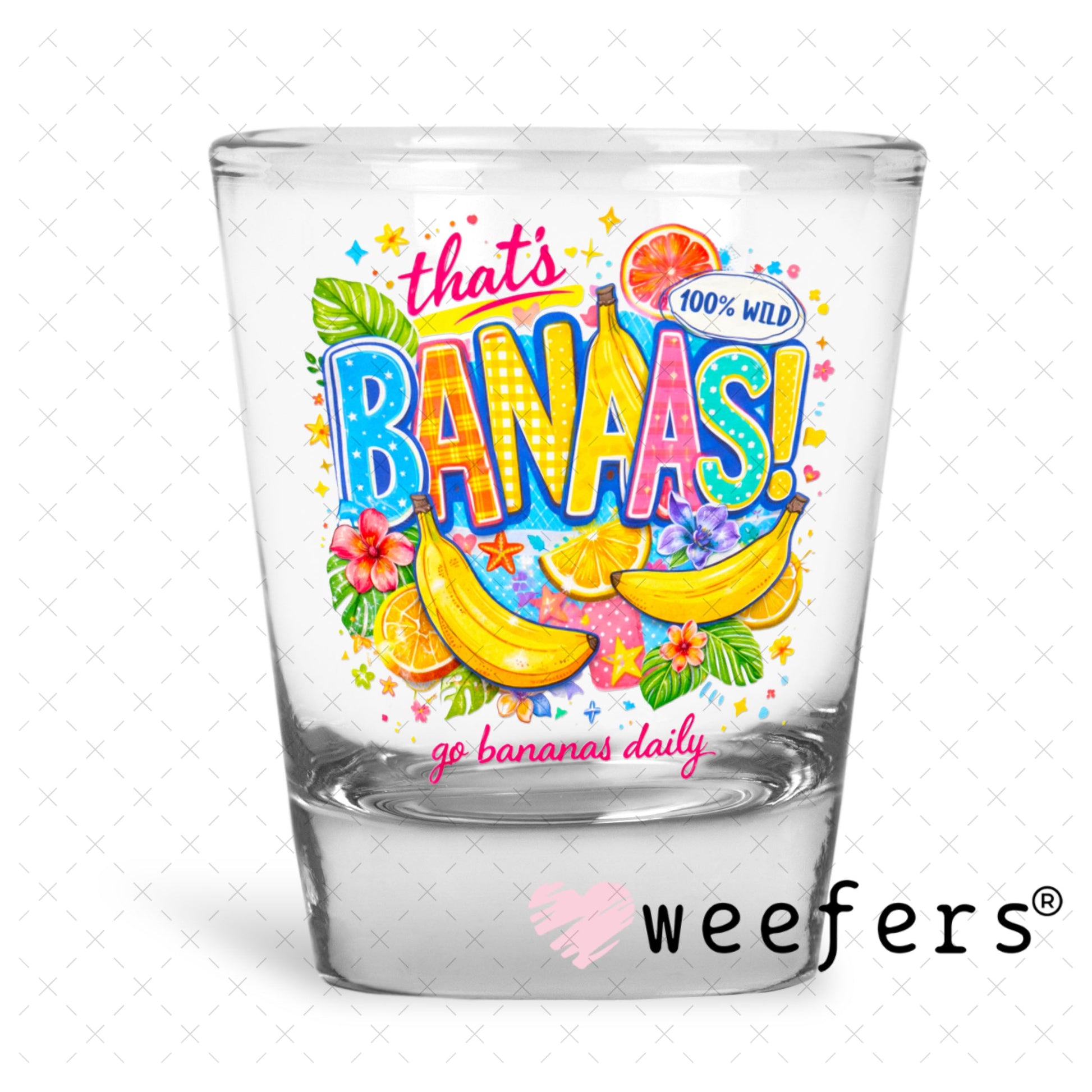 UV DTF Decal - Later Gator Shot Glass Heavy Base Weefers