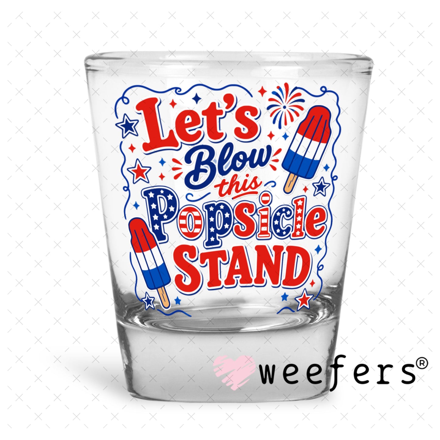 UV DTF Decal - Later Gator Shot Glass Heavy Base Weefers