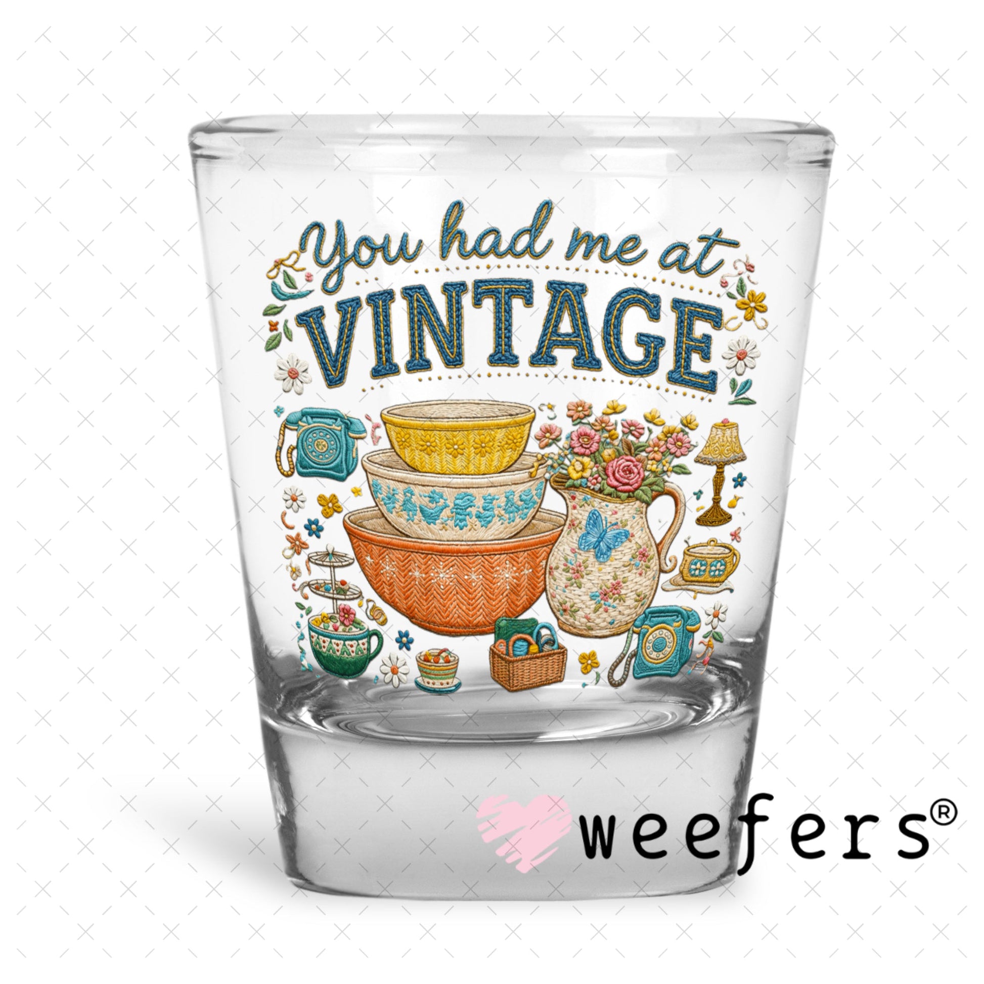 UV DTF Decal - Later Gator Shot Glass Heavy Base Weefers