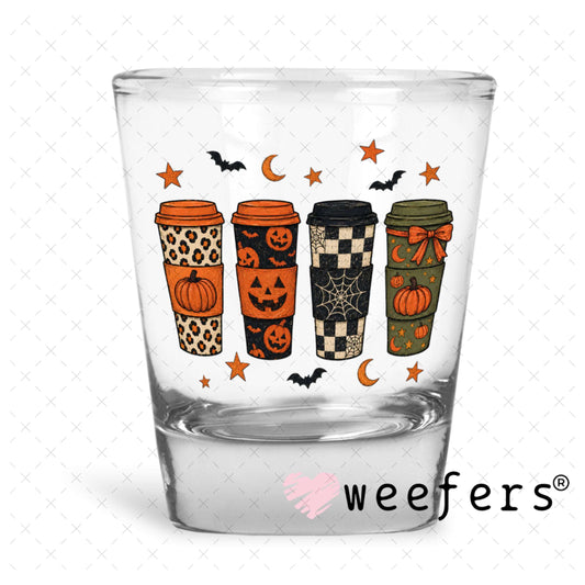 UV DTF Decal - Halloween Coffee Cups Shot Glass Heavy Base Weefers