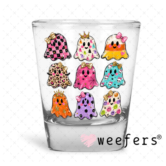 UV DTF Decal - Ghost Corn Candy Shot Glass Heavy Base Weefers