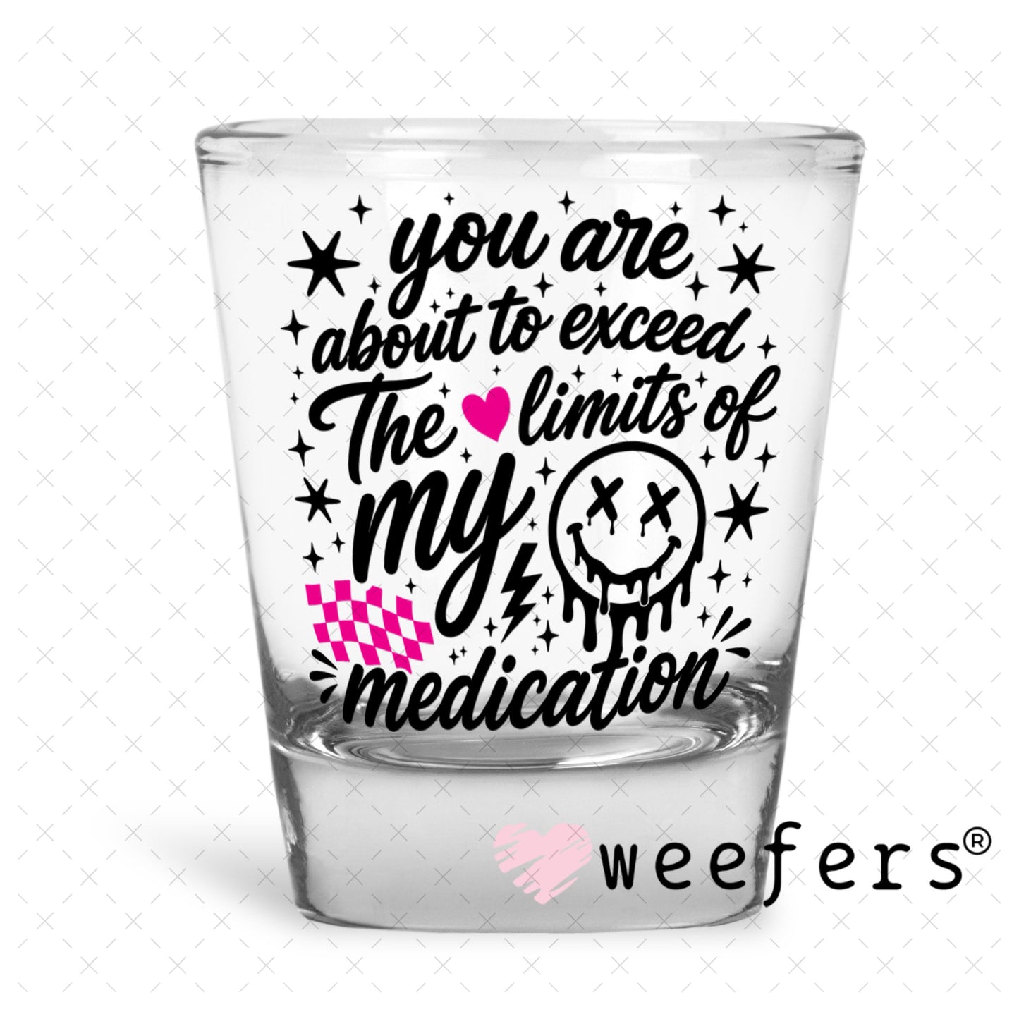 UV DTF Decal - Later Gator Shot Glass Heavy Base Weefers