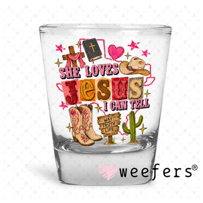 UV DTF Decal - Later Gator Shot Glass Heavy Base Weefers