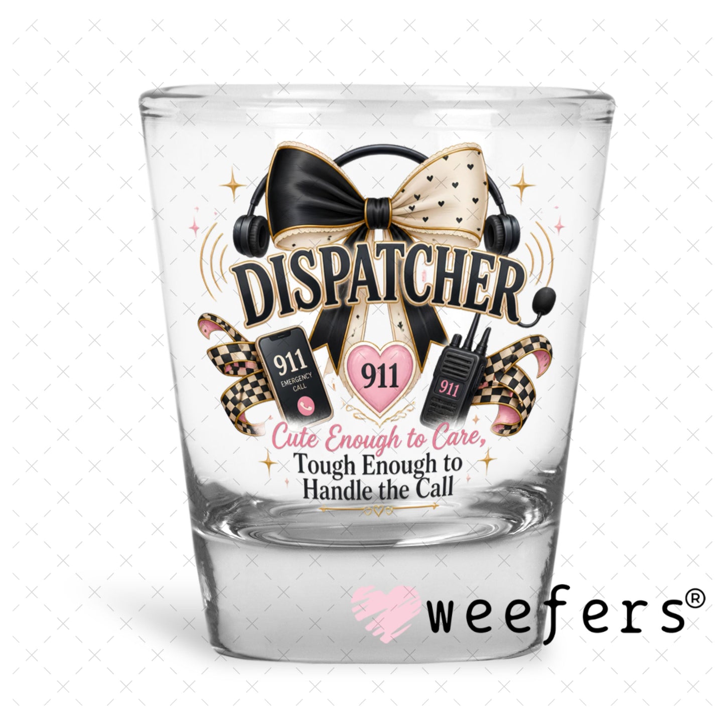 UV DTF Decal - Later Gator Shot Glass Heavy Base Weefers
