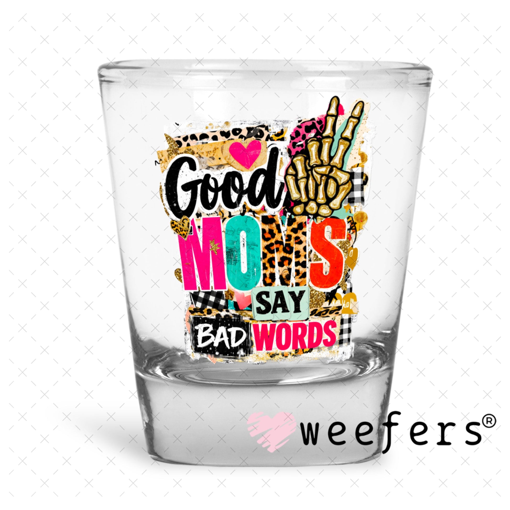UV DTF Decal - Later Gator Shot Glass Heavy Base Weefers