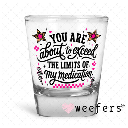 UV DTF Decal - Later Gator Shot Glass Heavy Base Weefers