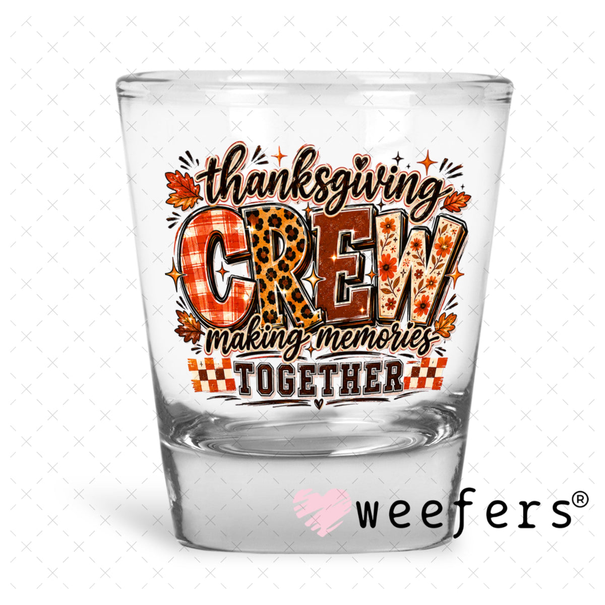 UV DTF Decal - Later Gator Shot Glass Heavy Base Weefers