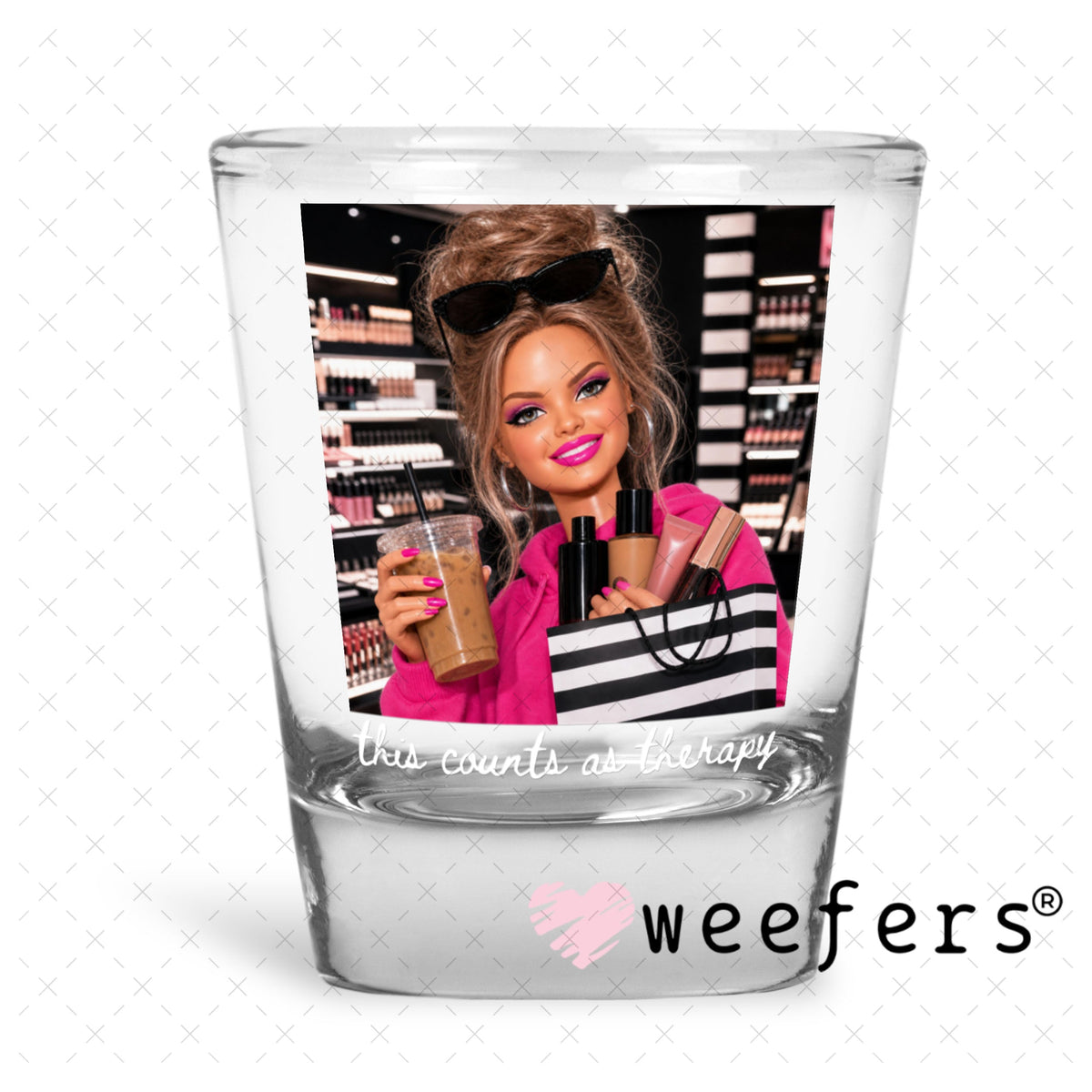 UV DTF Decal - Later Gator Shot Glass Heavy Base Weefers