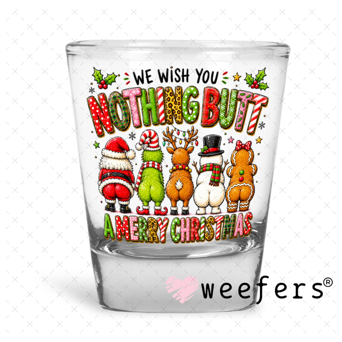 UV DTF Decal - Later Gator Shot Glass Heavy Base Weefers