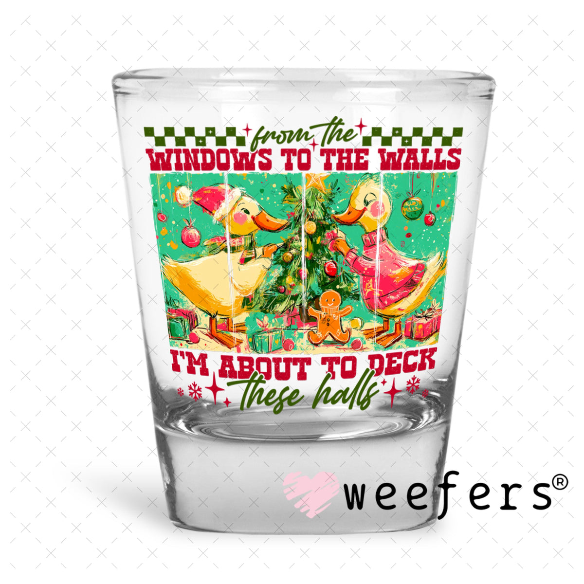 UV DTF Decal - Later Gator Shot Glass Heavy Base Weefers
