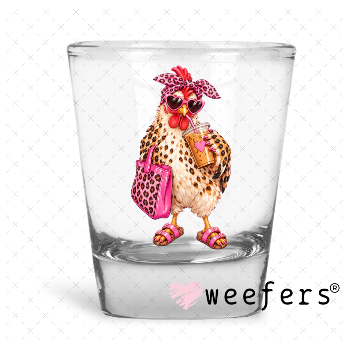UV DTF Decal - Later Gator Shot Glass Heavy Base Weefers