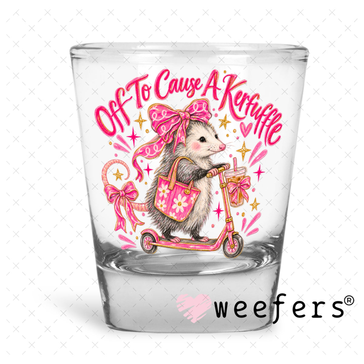 UV DTF Decal - Later Gator Shot Glass Heavy Base Weefers