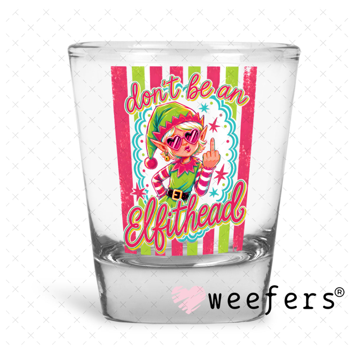 UV DTF Decal - Later Gator Shot Glass Heavy Base Weefers