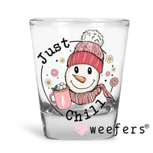 Load image into Gallery viewer, Just Chill Christmas Snowman UV DTF Decal - Weefers
