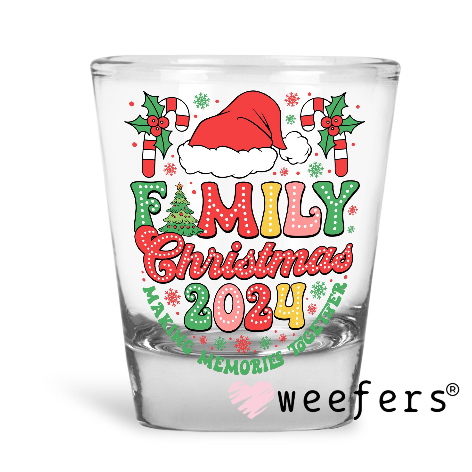 Family Christmas 2024 Making Memories UV DTF Decal - Weefers