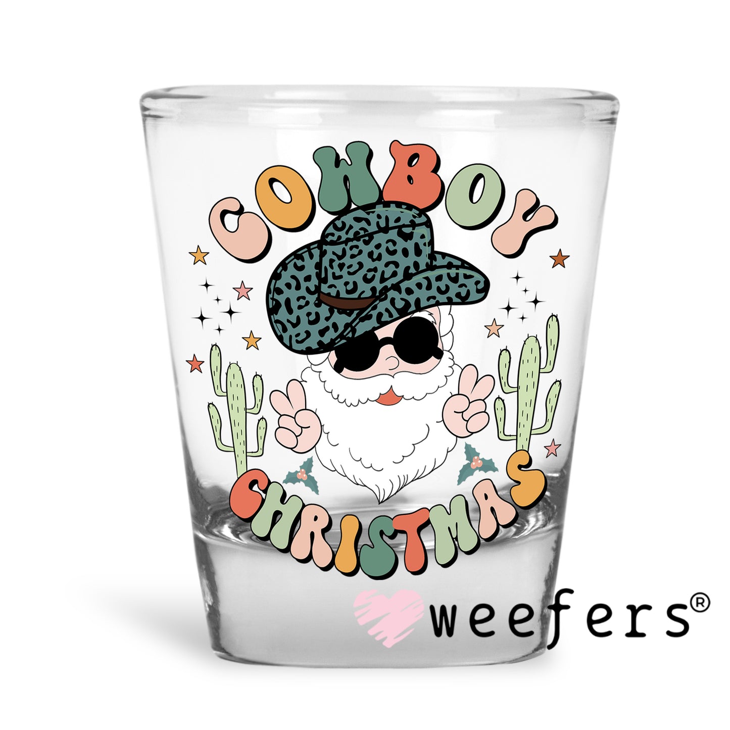 Cowboy Santa Christmas UV DTF Decal - Weefers