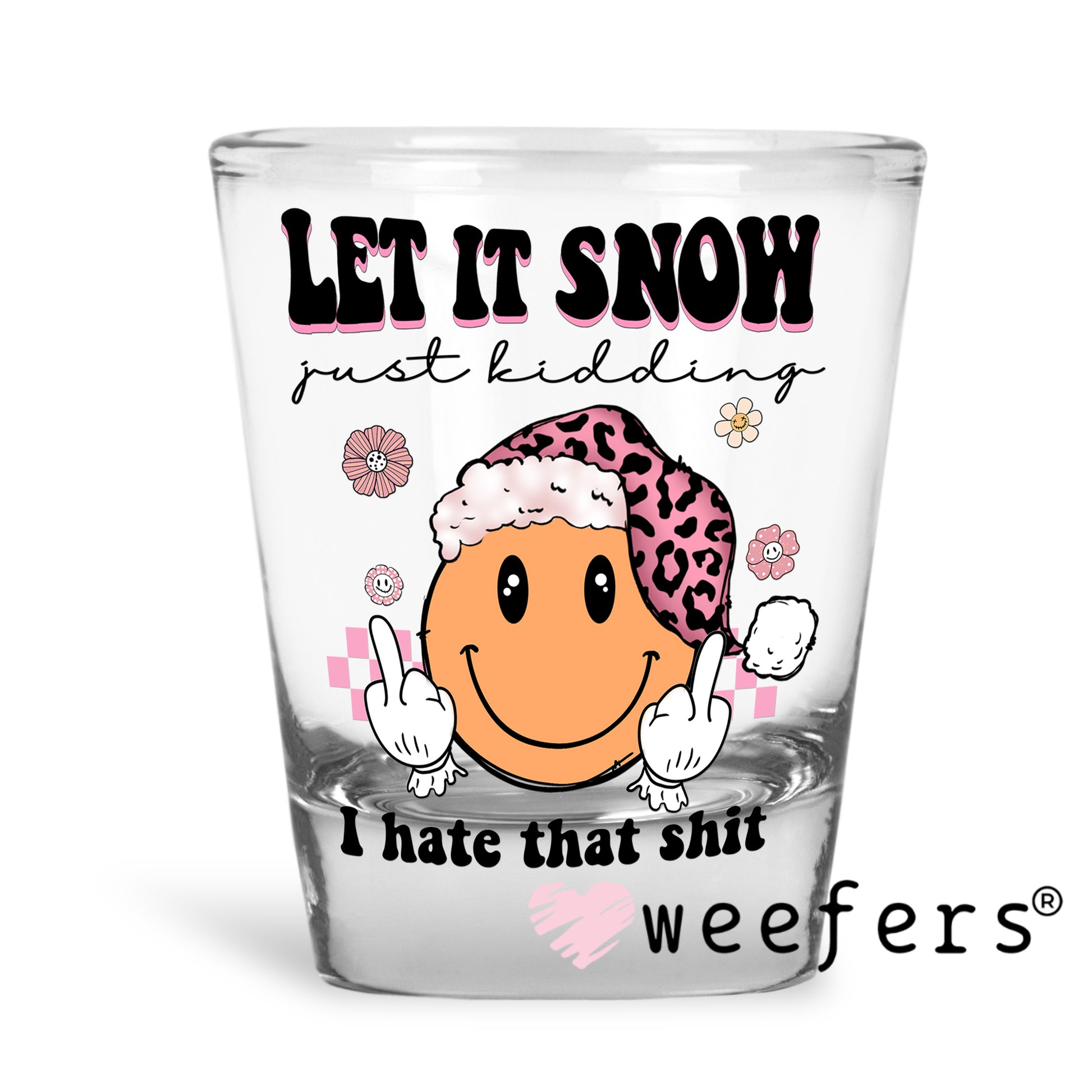 Funny Christmas Let it Snow  UV DTF Decal - Weefers